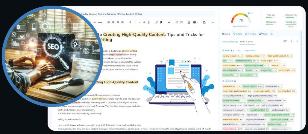 neuronWriter edytor treści